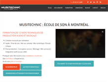 Tablet Screenshot of musitechnic.com